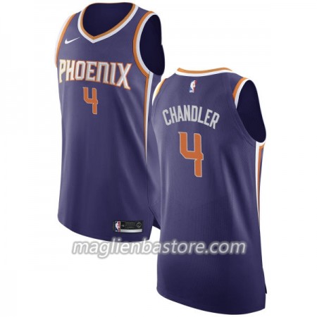 Maglia NBA Phoenix Suns Tyson Chandler 4 Nike 2017-18 Viola Swingman - Uomo